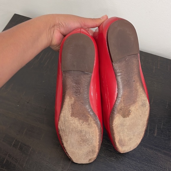 Tory Burch Red New Samantha Patent Leather
Smoking Slipper Flats 11 - Picture 5 of 8